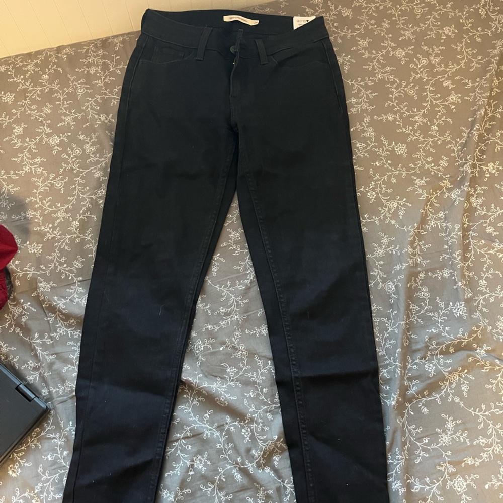 Black skinny jeans LOW RISE